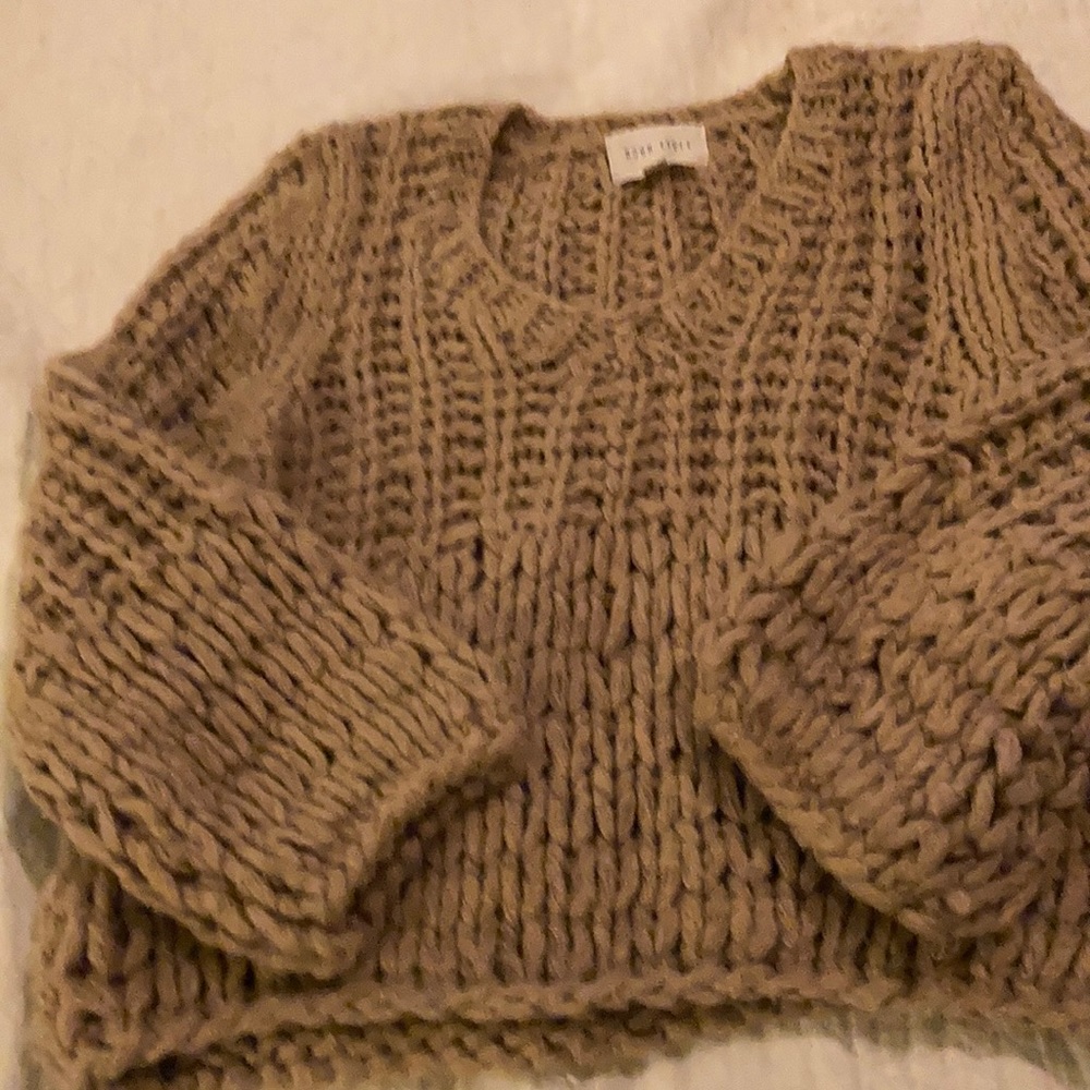 Chunky knit sweater